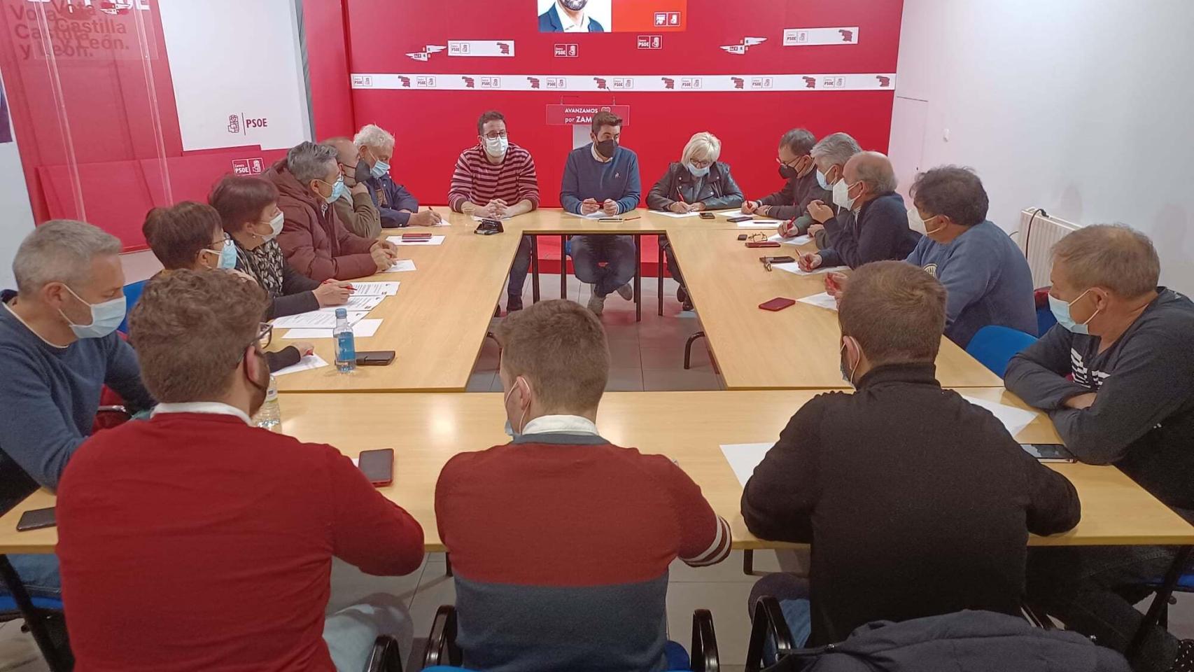 Reunión de la CEP del PSOE de Zamora