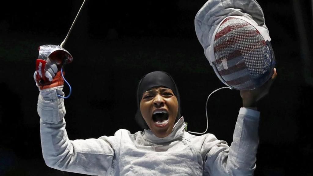 Ibtihaj Muhammad, en los Juegos de Río.