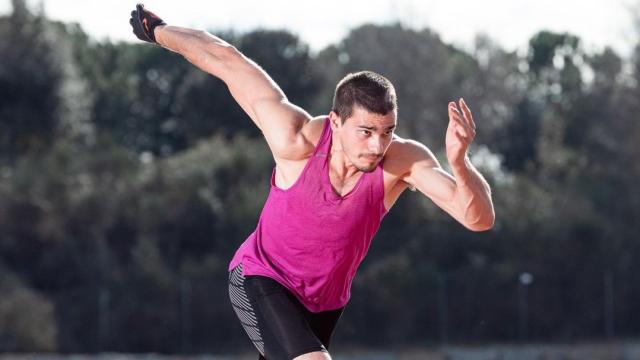 Bruno Hortelano durante un entrenamiento