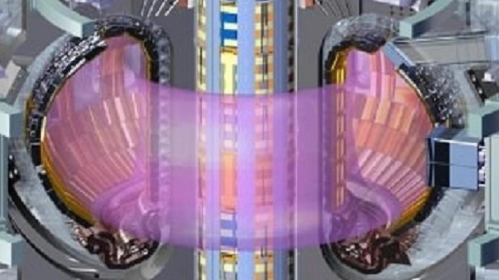 Recreación del funcionamiento del Selenoide central del Iter Tokamak. Imagen: Us Iter