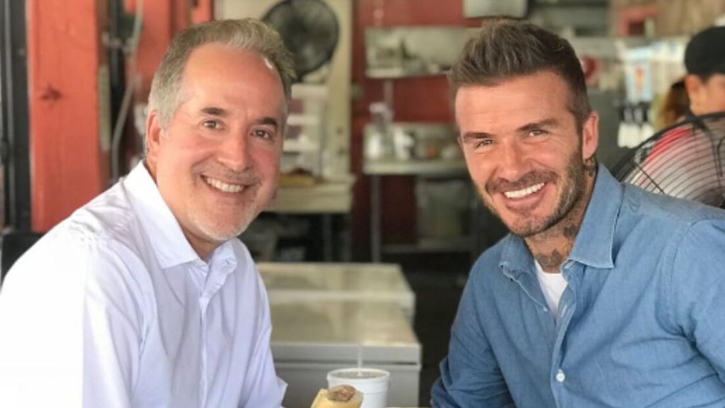 Jorge Mas y David Beckham. Foto: Twitter (@Jorge__Mas)