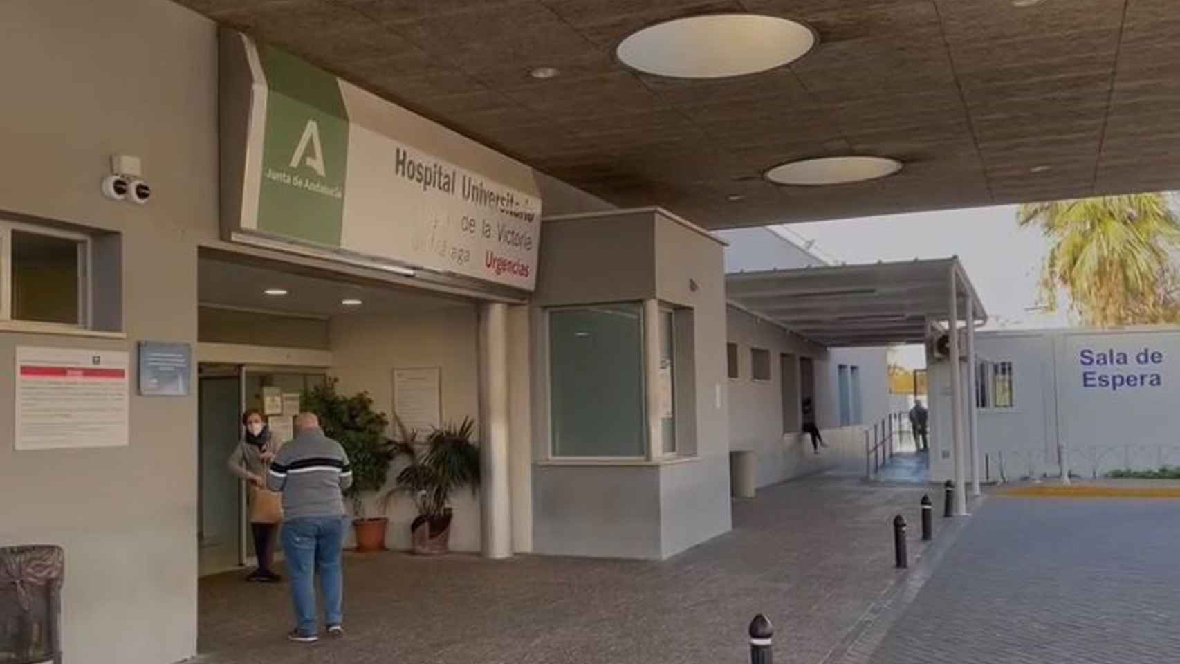 Servicio de Urgencias del Hospital Clínico Virgen de la Victoria de Málaga.