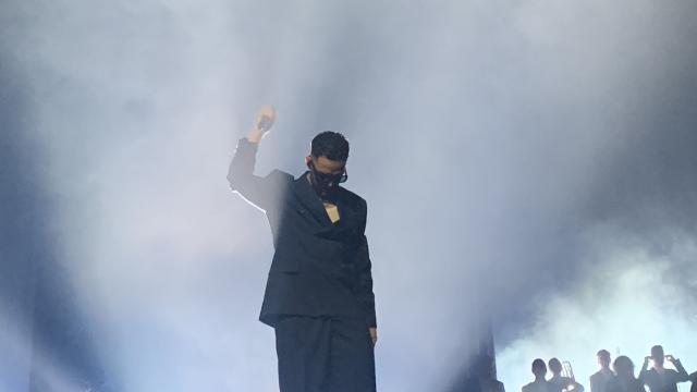 C. Tangana, en un momento de su concierto en el Martín Carpena.