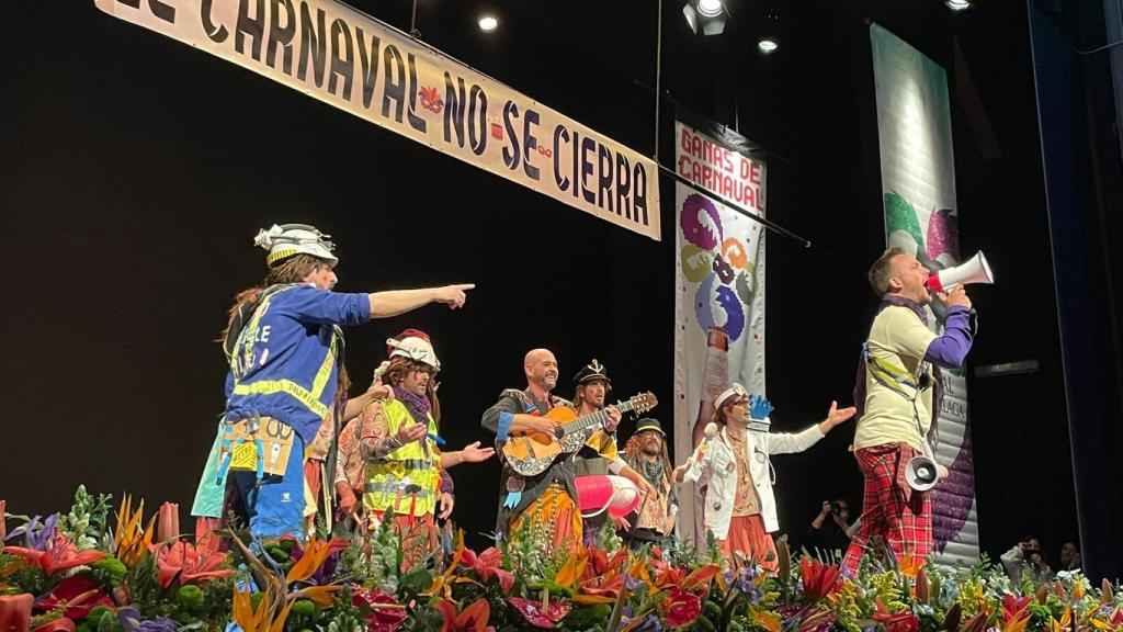 Tomás García, con los protestantes.