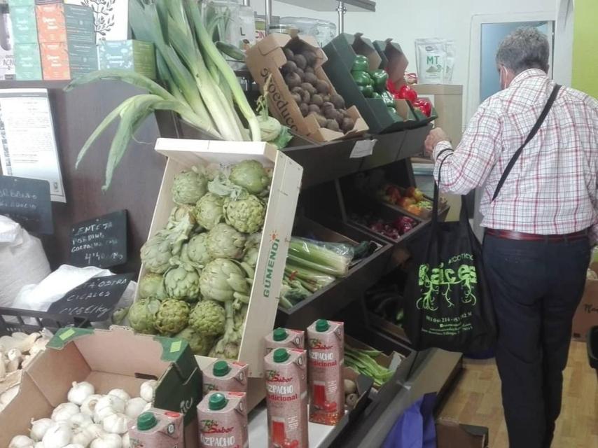 Imagen de una tienda vegana de Valladolid