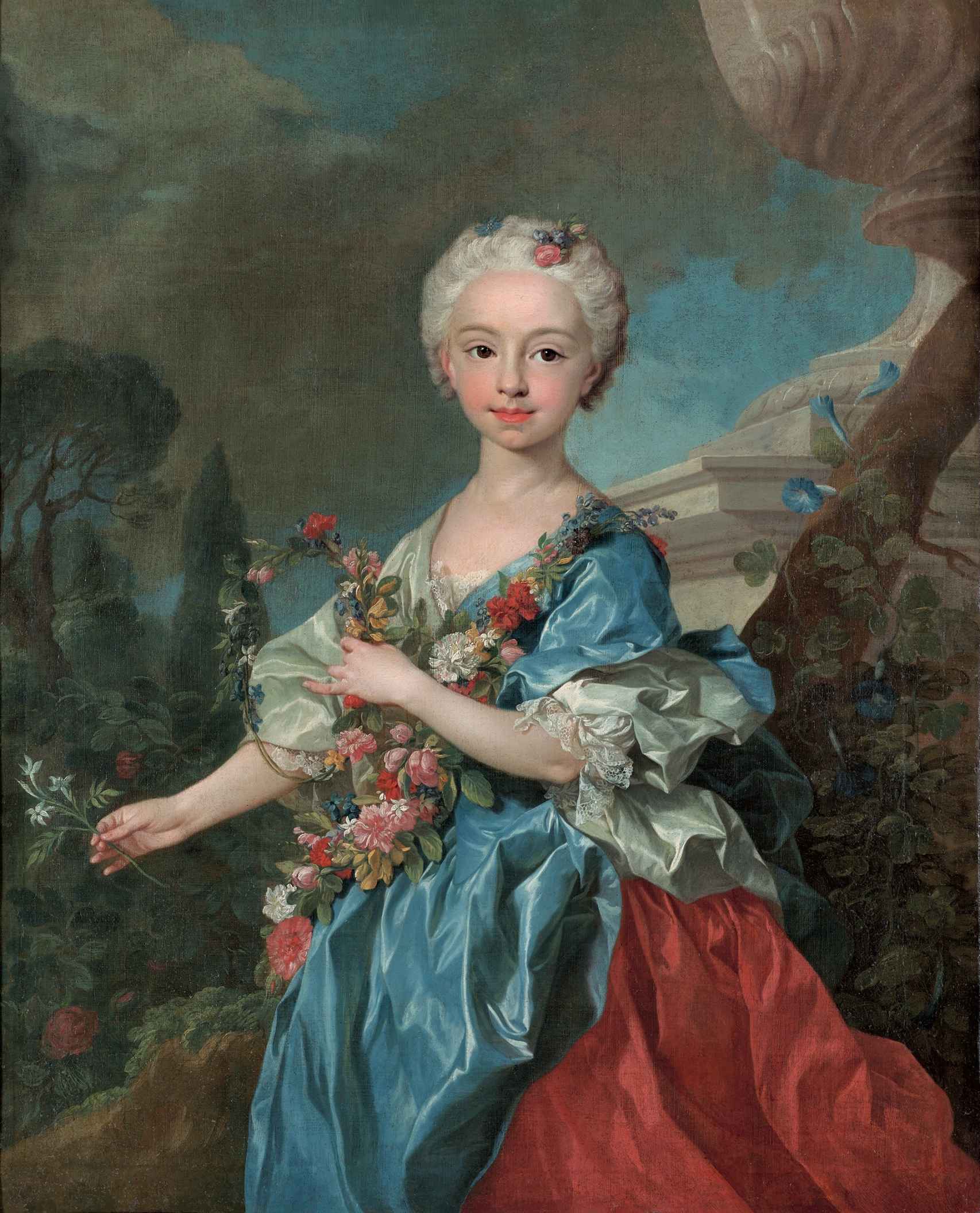 Louis-Michel Van Loo: 'María Antonia Fernanda de Borbón...' h. 1737