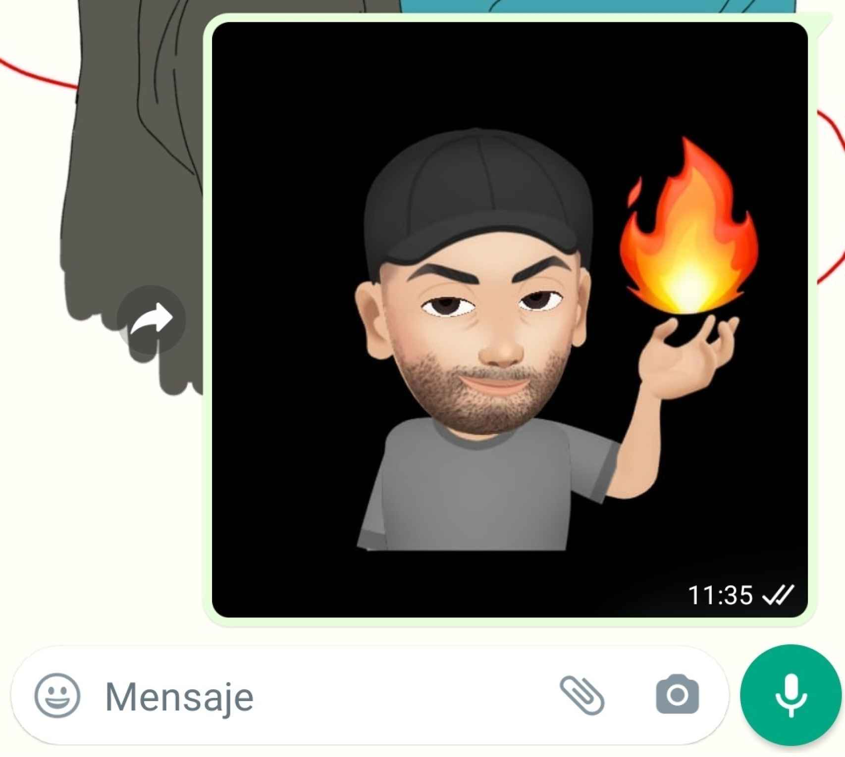 Sticker avatar 3D en WhatsApp