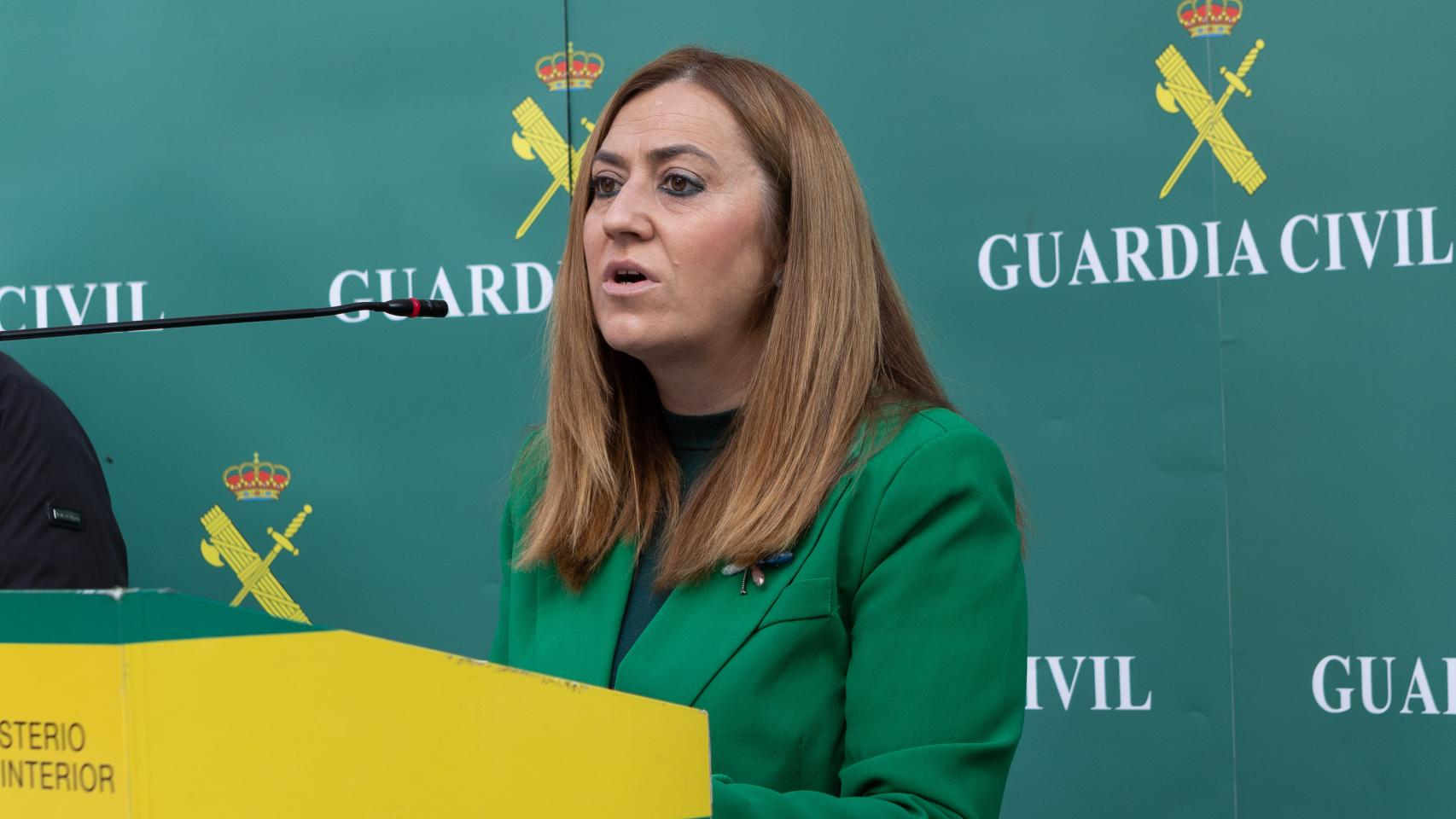 Barcones durante un acto de presentación de nuevos vehículos de la Guardia Civil celebrado hoy en Soria / Ical