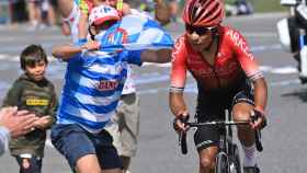 Nairo Quintana ataca en solitario en una etapa del Tour de Francia