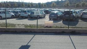 Una reserva de fauna de un coto utilizada como aparcamiento en Valencia.