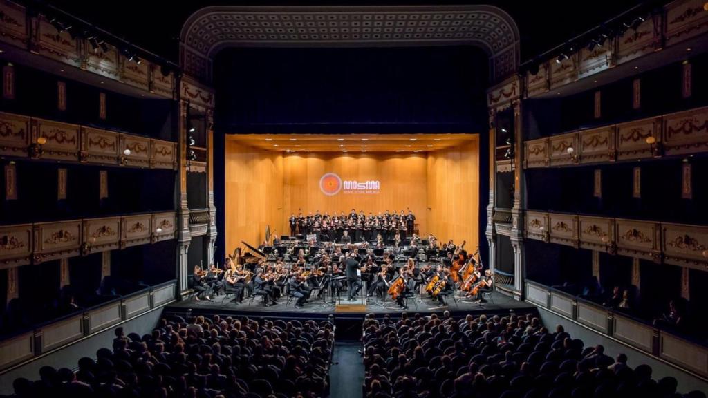 Interior del Teatro Cervantes de Málaga.