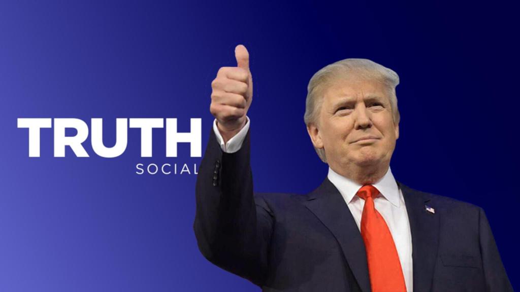 Truth Social, junto a Donald Trump.