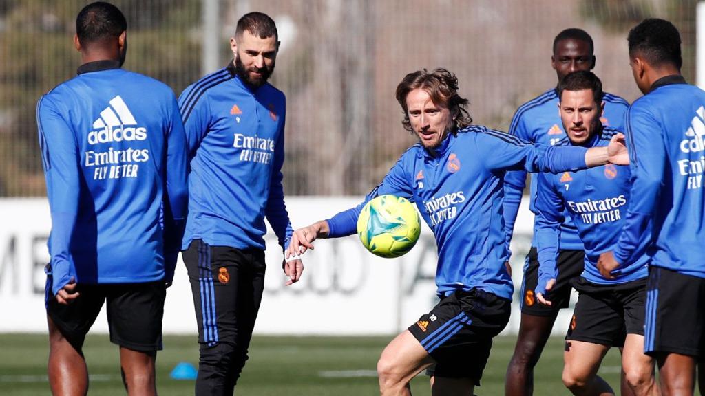 Entrenamiento del Real Madrid