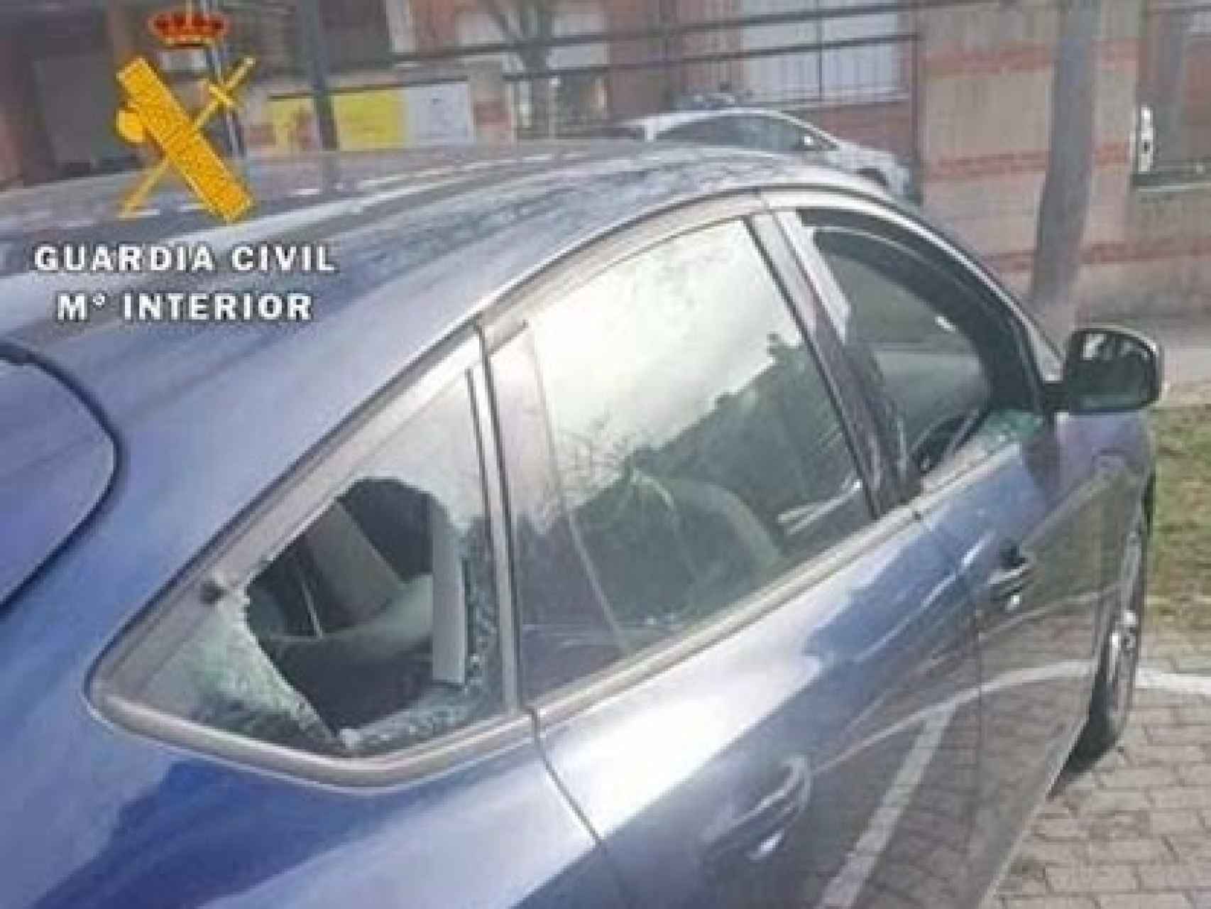 Imagen de uno de los coches robados facilitada por la Guardia Civil