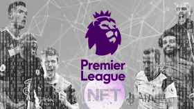 Fotomontaje de la Premier League y las NFT