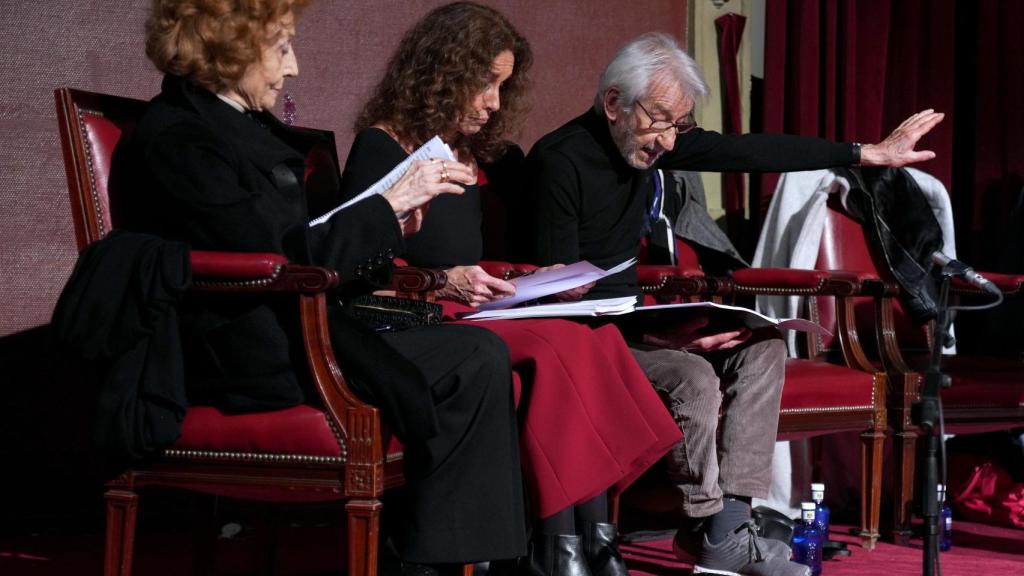 Emilia Gutiérrez Caba, Ana Belén y José Sacristán. Foto: Elena del Real