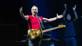 El cantante Sting en concierto.