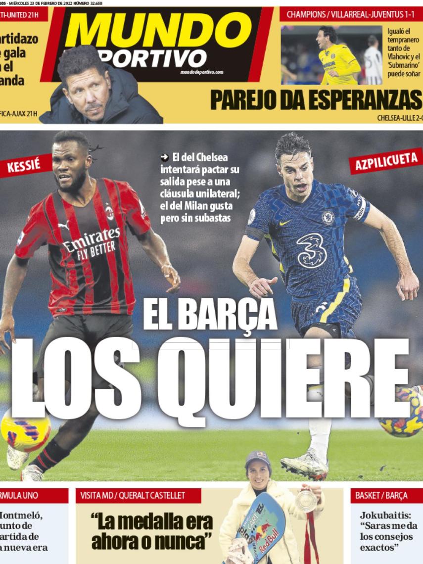 Portada Mundo Deportivo