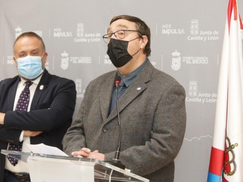 Representantes del Consejo del Bierzo durante los actos de presentación del bicentenario de la provincia, el pasado mes de enero.