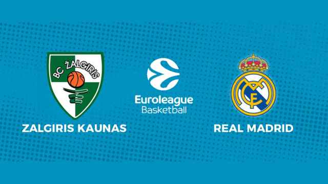 Zalgiris Kaunas - Real Madrid: siga en directo el partido de la Euroliga