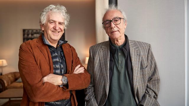 Juan Luis Arsuaga y Juan José Millás. / Miguel Osés (Efe).