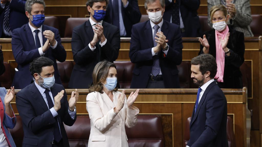 Pablo Casado, este miércoles en el Congreso de los Diputados.