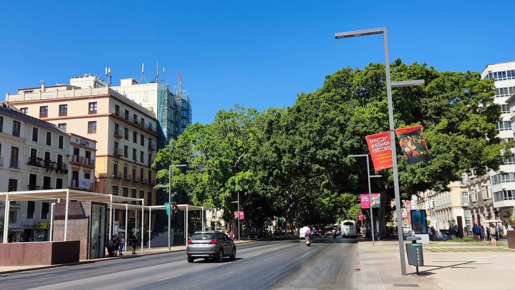 Imagen de la Alameda Principal de Málaga.
