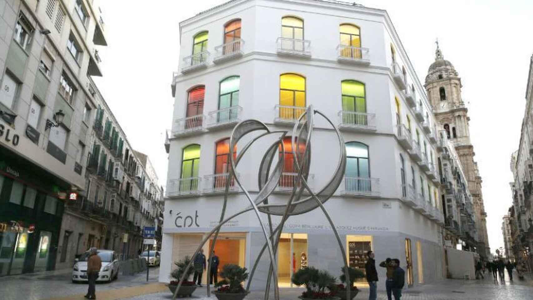 Edificio de la Diputación en el Centro de Málaga.