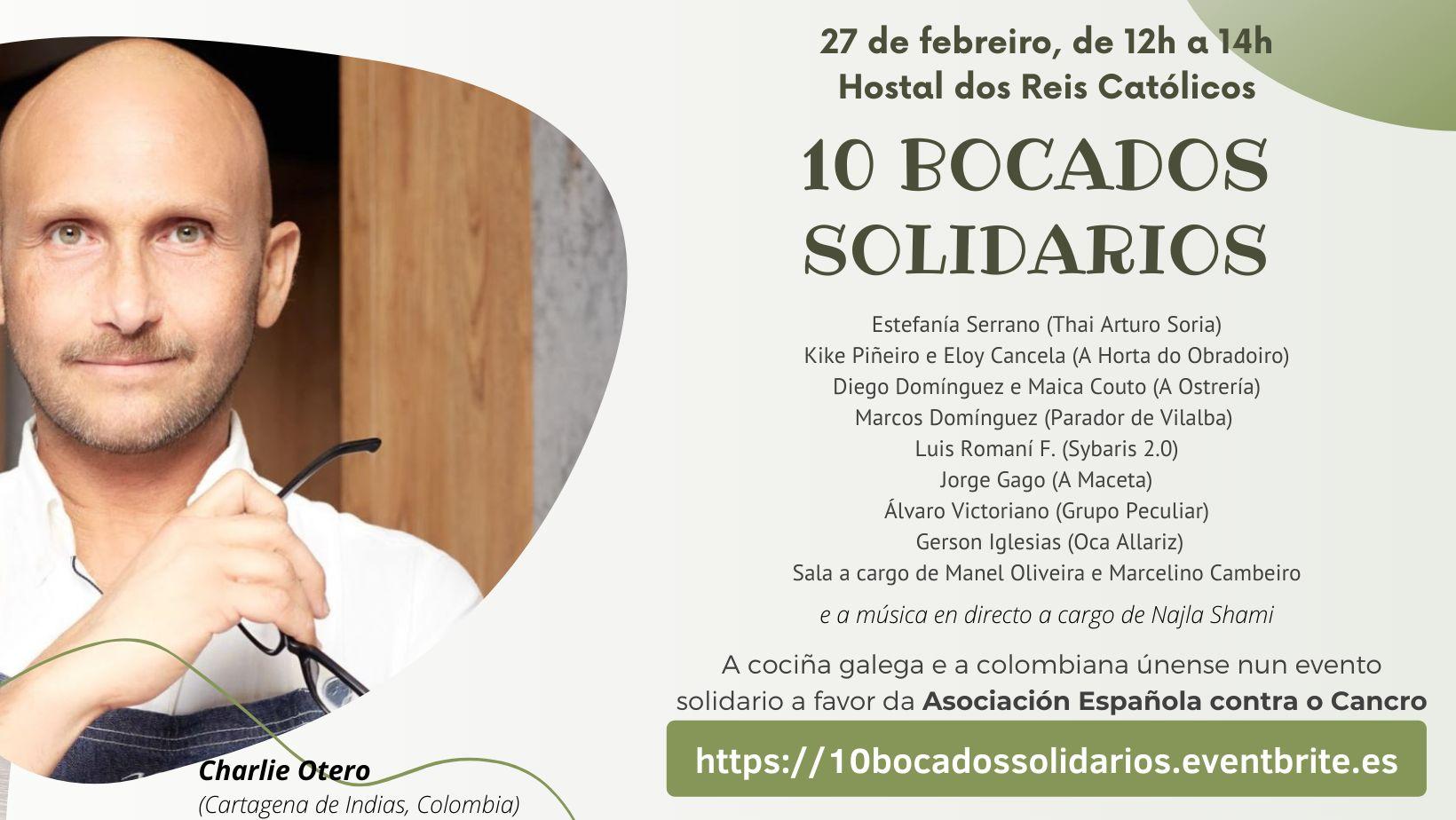 Cartel promocional de 10 Bocados Solidarios (Cedida).