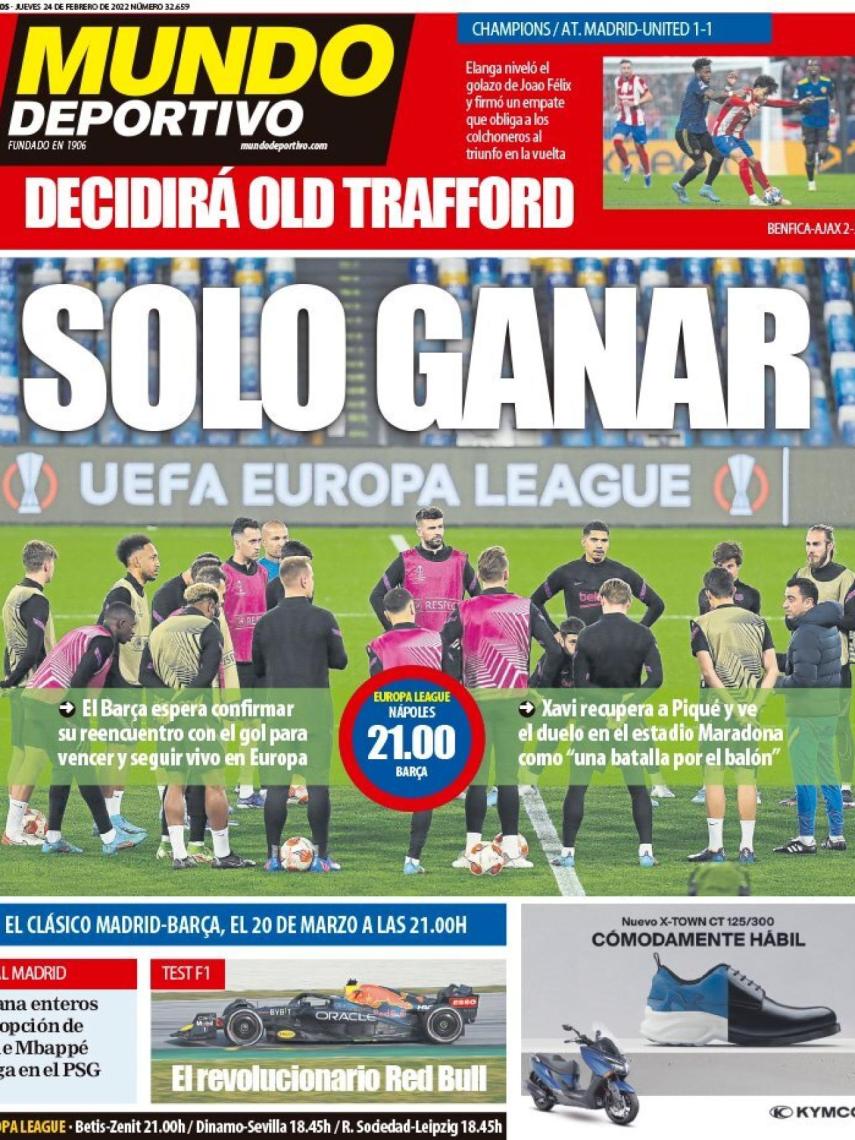 Portada Mundo Deportivo