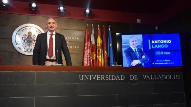El actual rector de la UVA, Antonio Largo