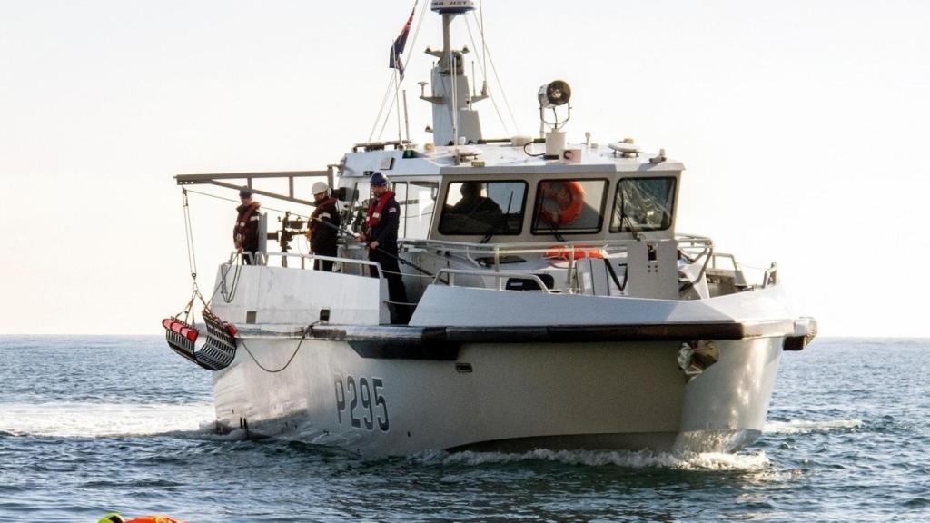 Patrullero HMS Cutlass, del Escuadrón de Gibraltar de la Royal Navy. EP