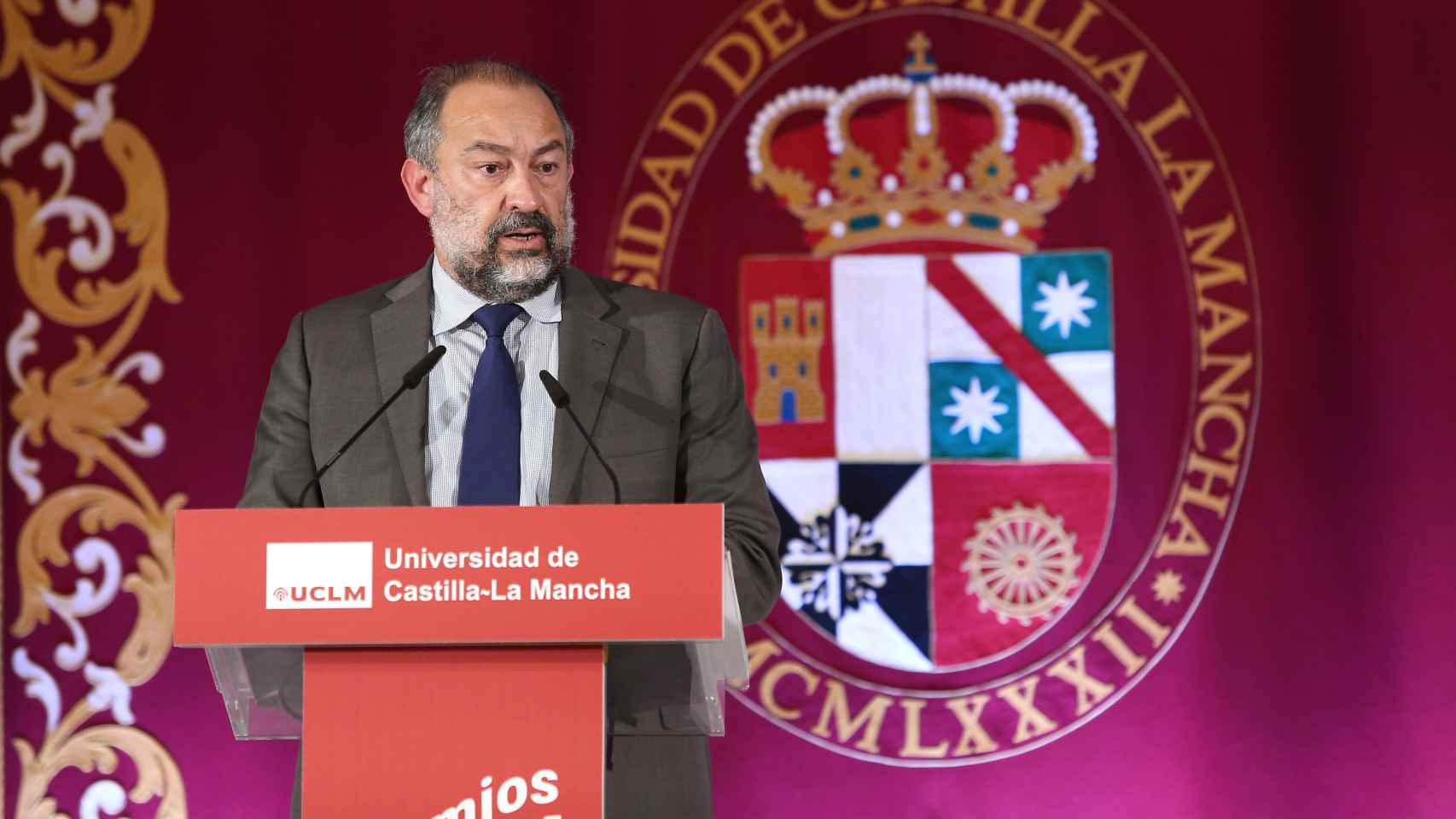 Julián Garde, rector de la UCLM. Foto: Óscar Huertas