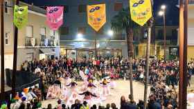 Celebración del Carnaval de Pego, uno de los más visitados en la Comunidad Valenciana.