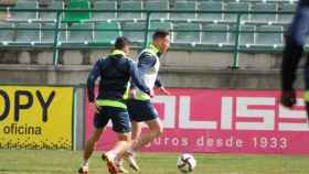 Migue García en un entrenamiento. Foto: CD Toledo