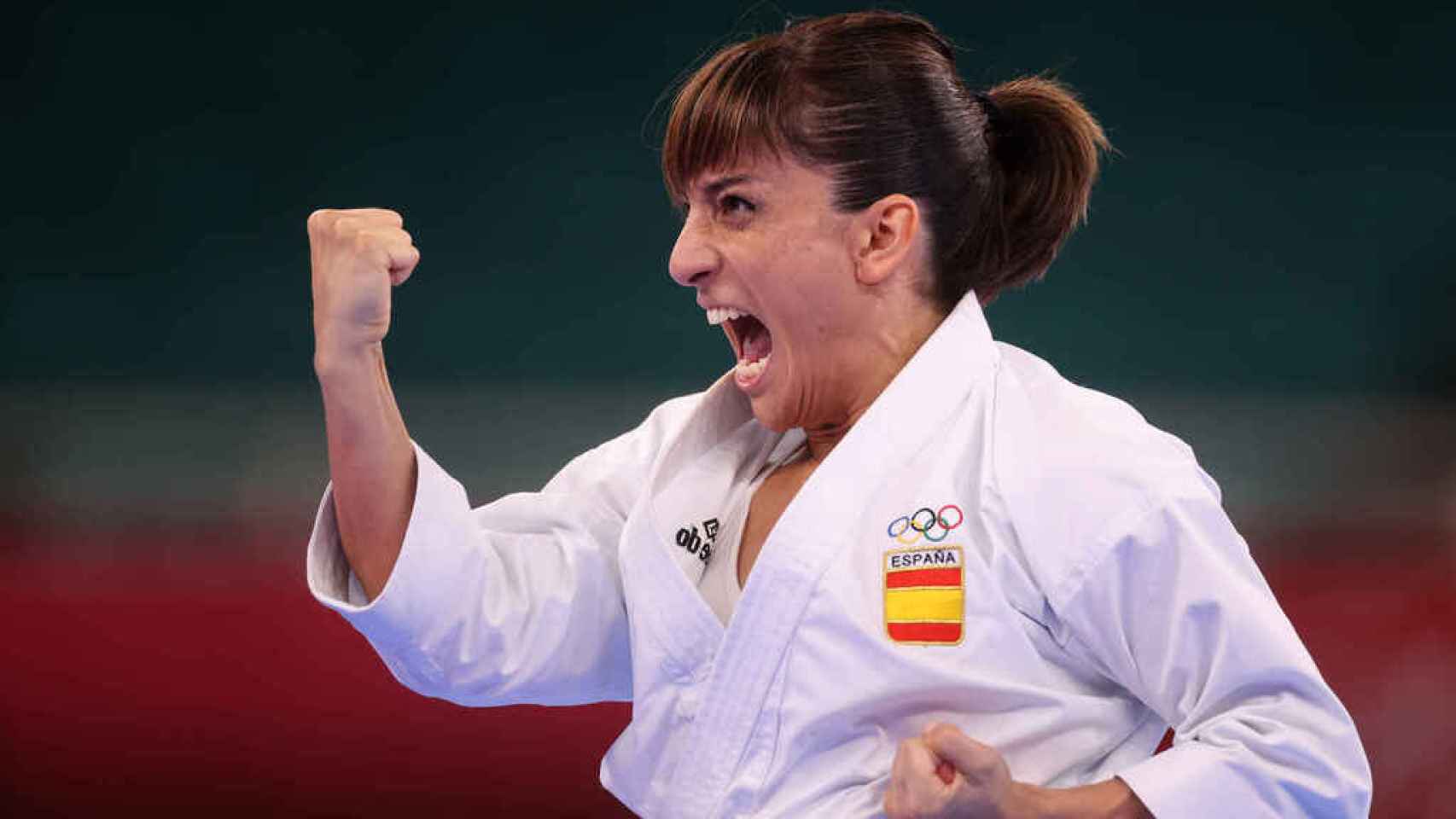 La campeona olímpica Sandra Sánchez