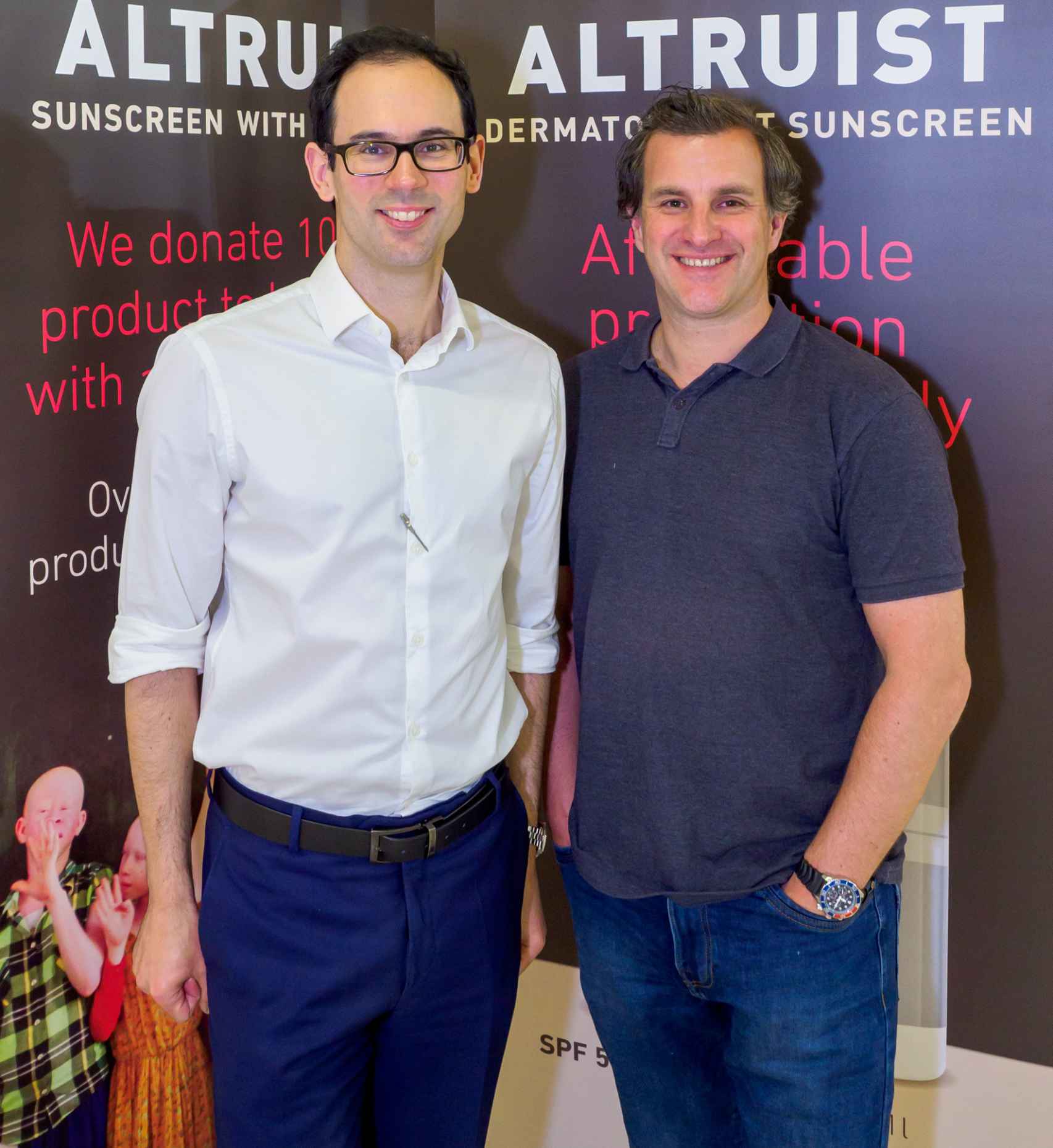 Andrew Birnie y David Westerbeek, creadores de Altruist.
