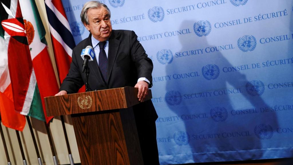 El secretario general de la ONU, António Guterres.