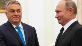 El primer ministro de Hungría, Viktor Orbán, junto al presidente ruso, Vladímir Putin.