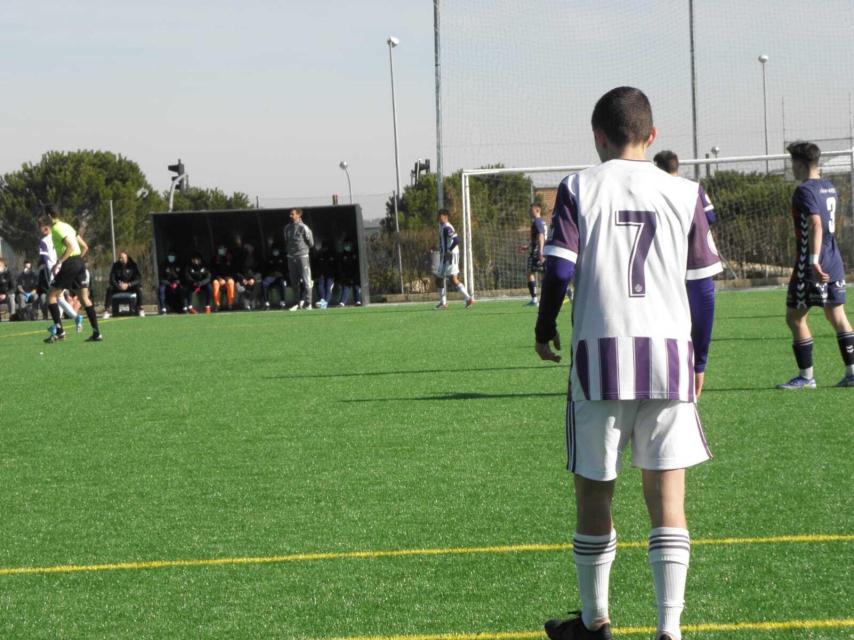 Fernando Vaquero durante el día de su estreno con el División de Honor