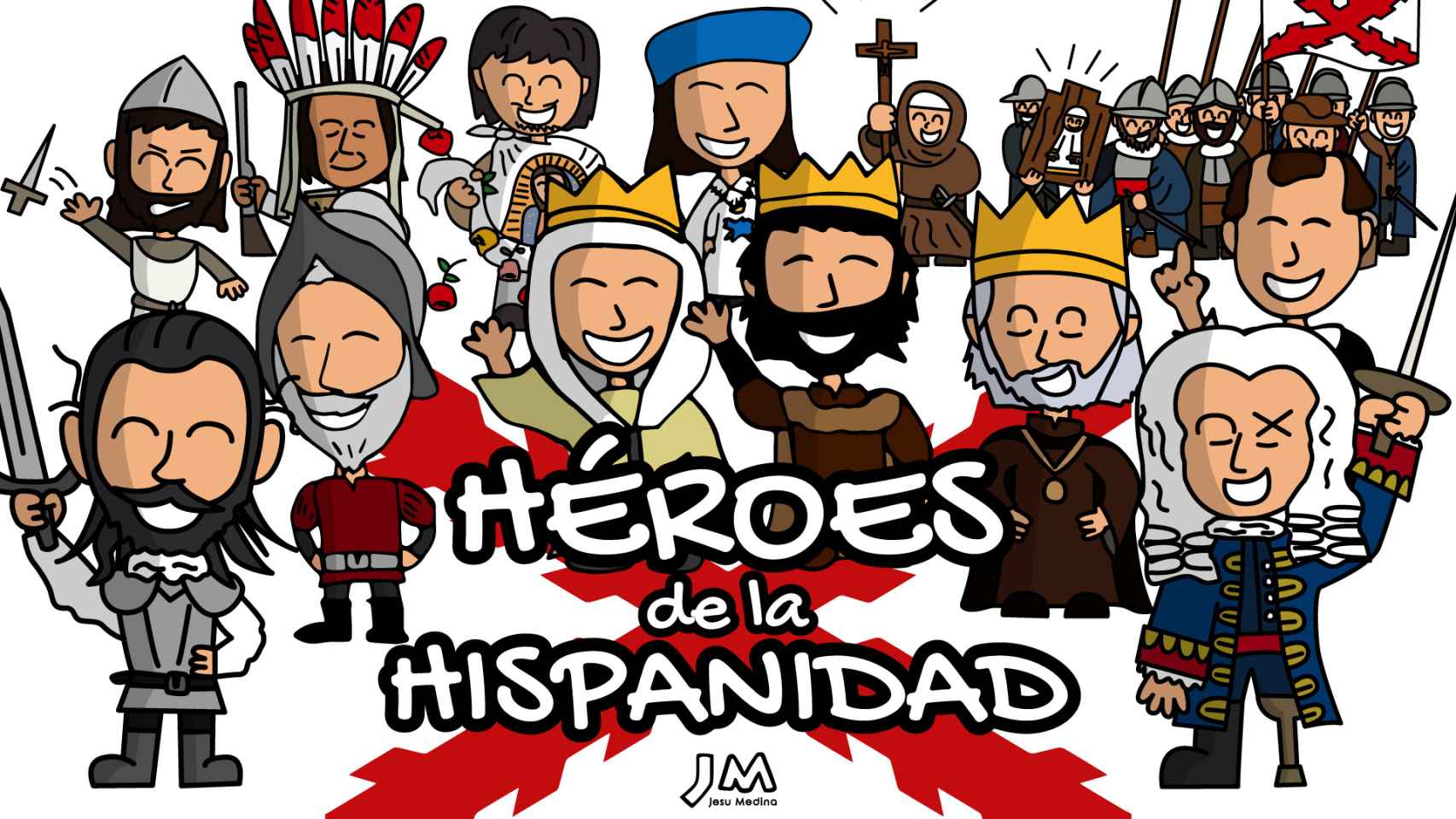 Todos los personajes de Historia de la Hispanidad