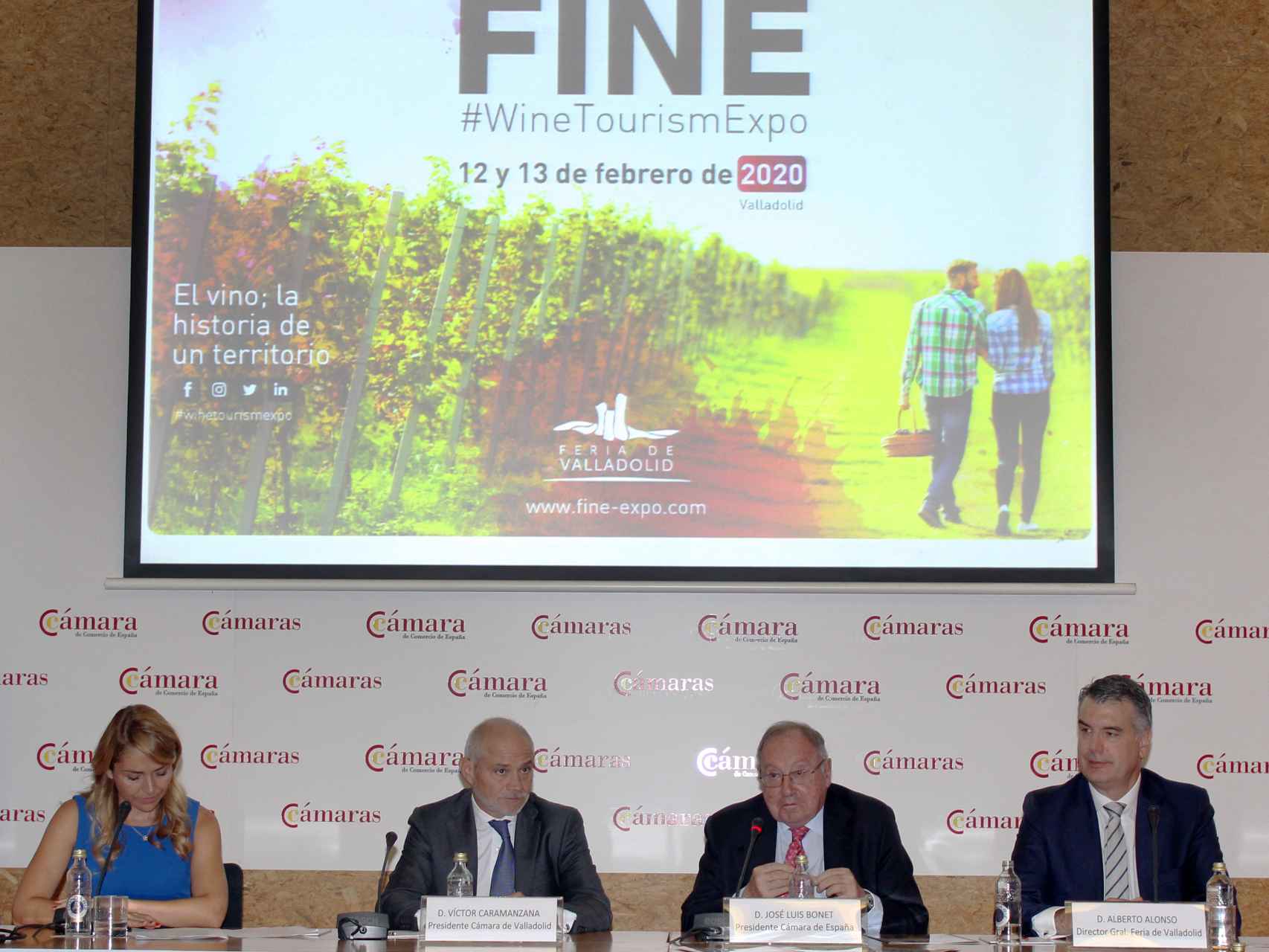 Imagen de la presentación de FINE en Madrid en 2019