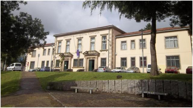 El CEIP Apóstolo Santiago, en la capital gallega.