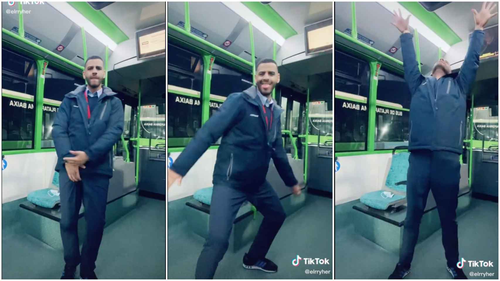 El conductor de Vitrasa que arrasa con sus bailes en TikTok