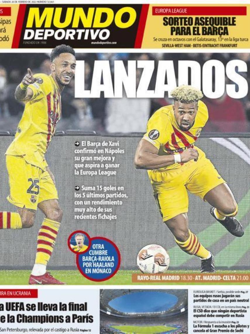 Portada Mundo Deportivo