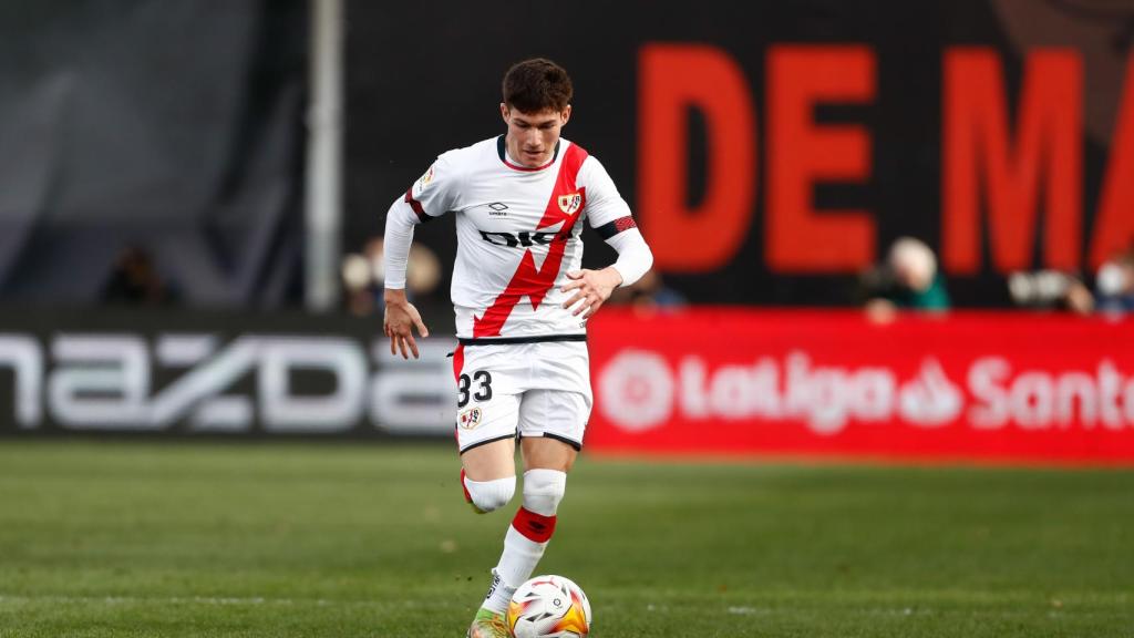 Fran García, con el Rayo Vallecano