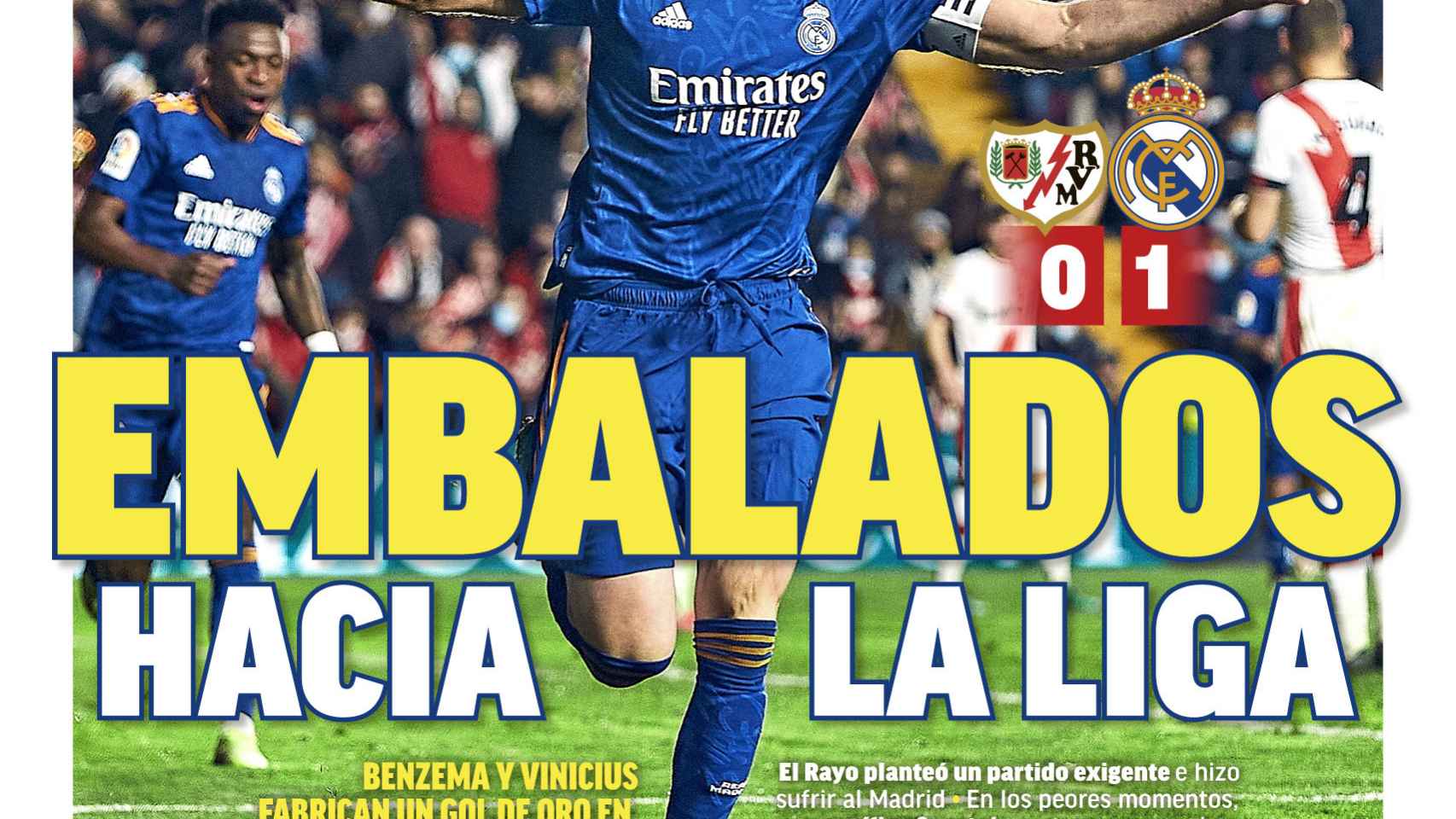 La portada del diario MARCA (27/02/2022)