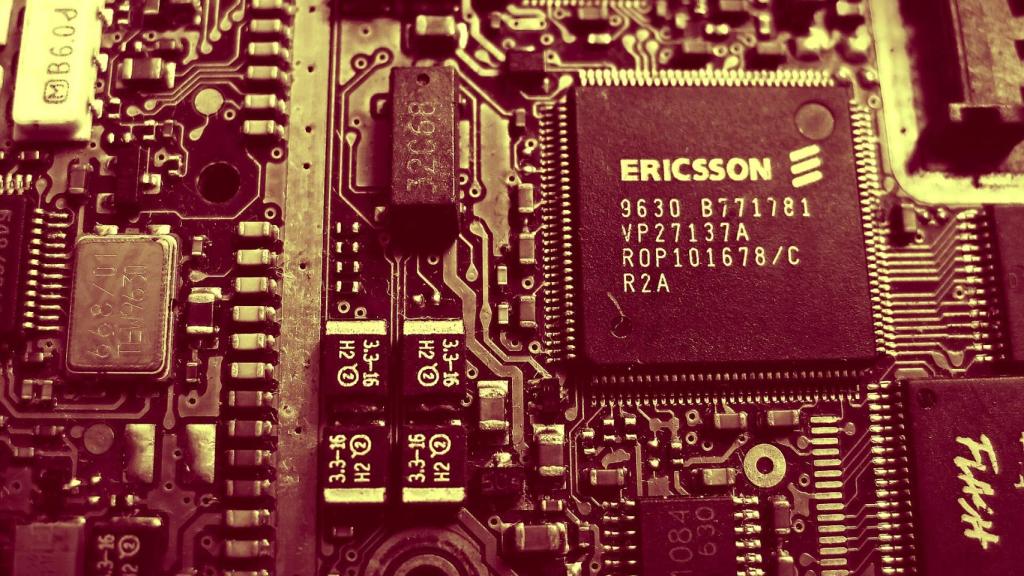 Un circuito fabricado por Ericsson.