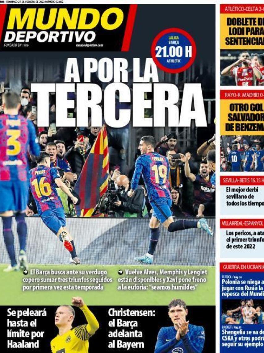 Portada Mundo Deportivo