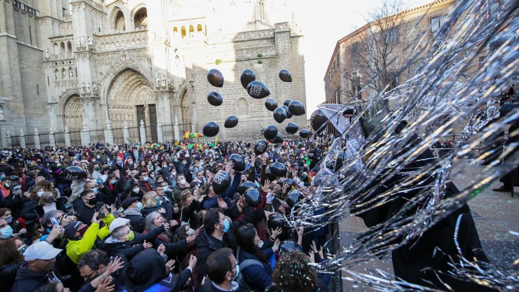 Otra imagen del cierre de los Carnavales de Toledo